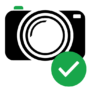 FotoVital-Logo mit Checkmark-Symbol